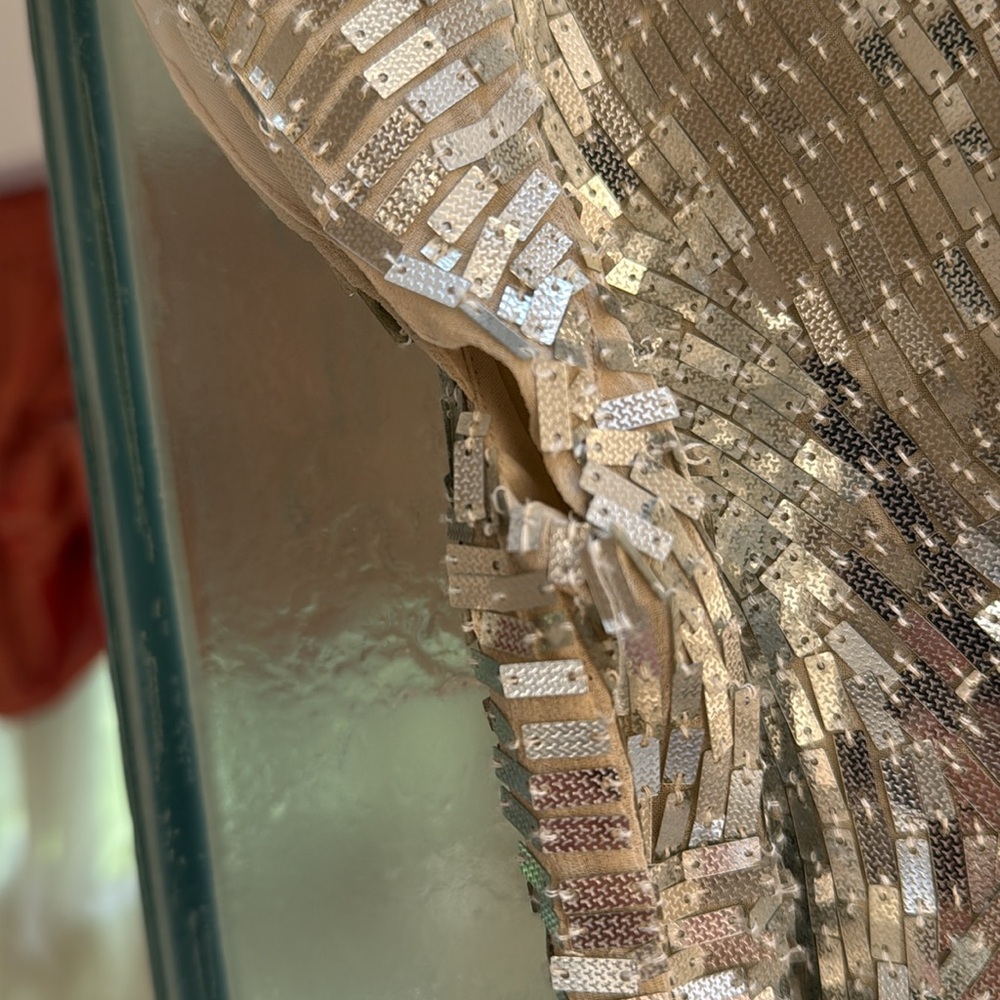 Silver Sequin Short Sleeve Top - Evening Sparkle - Picture 4 of 5